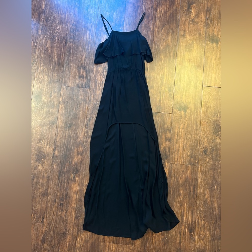 Karina Grimaldi Black Asymmetrical Dress Size XS